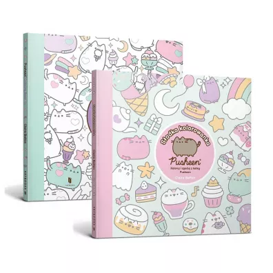Pakiet: Pusheen kolorowanka, Pusheen. Sodka kolorowanka. Koloruj i zgaduj z kotk Pusheen
