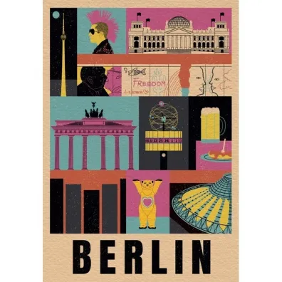 Puzzle 1000 el. Compact Berlin Clementoni