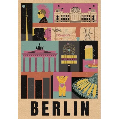 Puzzle 1000 el. Compact Berlin Clementoni