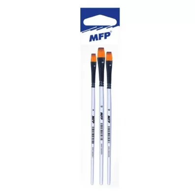 Mfp Pdzel syntetyczny paski rozmiar 8,10,12 3 szt.