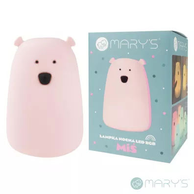 Marys MARY S lampka LED Mi� du�y r�owy RGB WW  RC