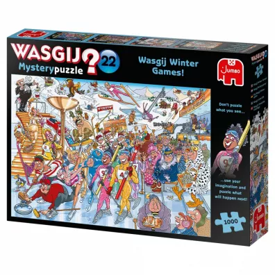 Puzzle 1000 el. Wasgij Mystery 22 - Sporty zimowe Jumbo