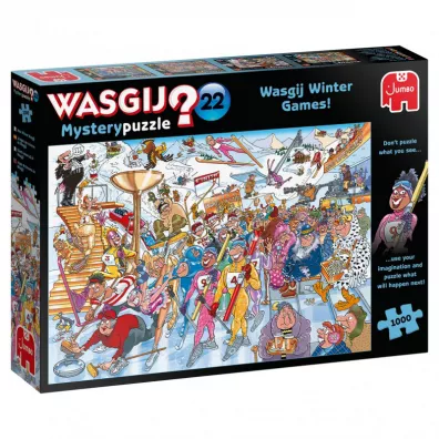 Puzzle 1000 el. Wasgij Mystery 22 - Sporty zimowe Jumbo