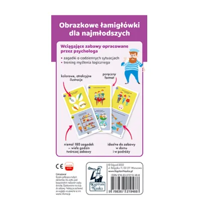 Kapitan Nauka. Hip, hip, hurra! Zagadki obrazkowe 2-3 lata