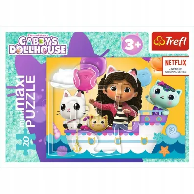 Puzzle 20 el. miniMAXI Kolorowy dzie� Gabby 4 TREFL