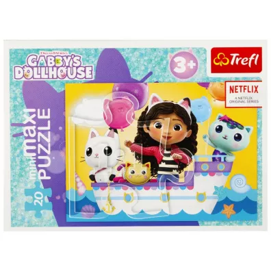 Puzzle 20 miniMaxi Kolorowy dzie Gabby 4 TREFL