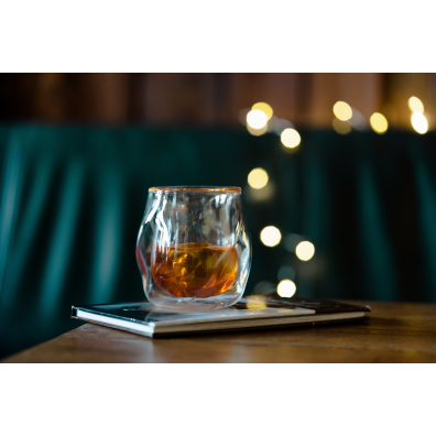 Vialli Design Szklanka do whisky z podwjn ciank Enzo 8487 320 ml
