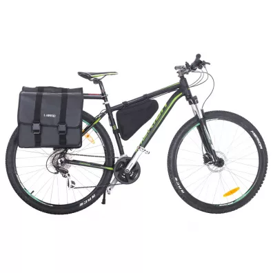 L-BRNO Torba sakwa rowerowa podw�jna dwukomorowa boczna na rower baga�nik 35L