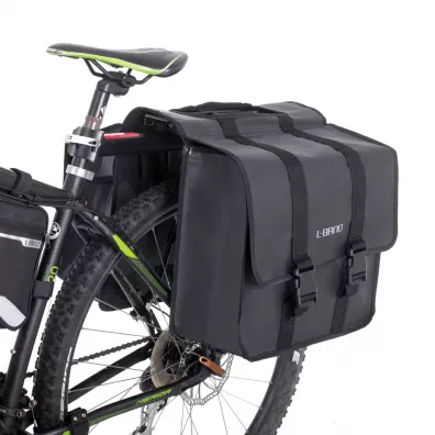 L-BRNO Torba sakwa rowerowa podw�jna dwukomorowa boczna na rower baga�nik 35L