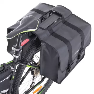 L-BRNO Torba sakwa rowerowa podw�jna dwukomorowa boczna na rower baga�nik 35L