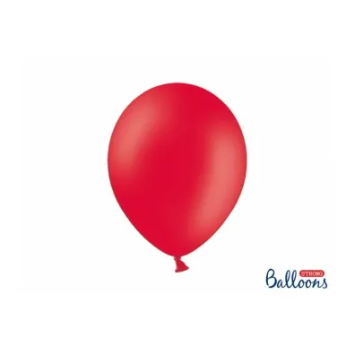 PartyDeco Balony Strong 30cm PastelPoppyRed A50 19989