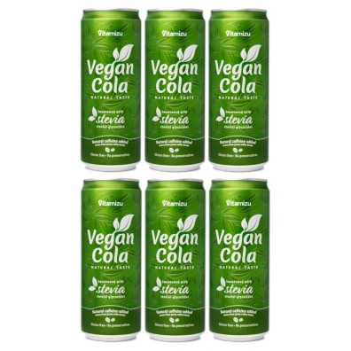 Vitamizu Napj gazowany o smaku coli Vegan Cola Zestaw 6 x 330 ml