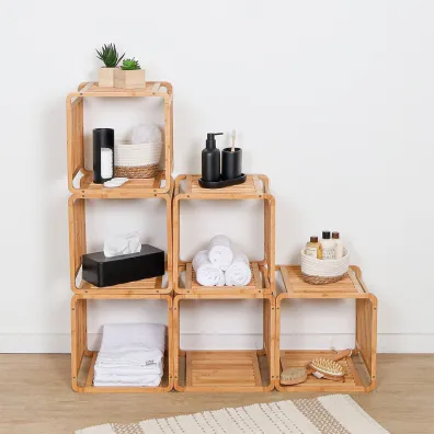 Tendance Pka moduowa Cube natural bambusowa