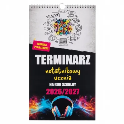 Terminarz Ucznia 2026/2027 Notatnikowy z planem...