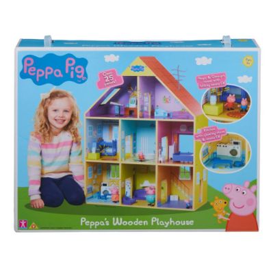 winka Peppa. Drewniany domek Peppy Tm Toys