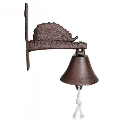 Esschert Design eliwny dzwonek do drzwi Je Brzowy