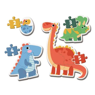 Moje pierwsze puzzle - Dinozaury Clementoni