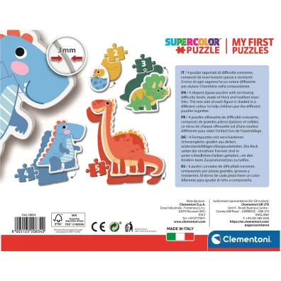 Moje pierwsze puzzle - Dinozaury Clementoni