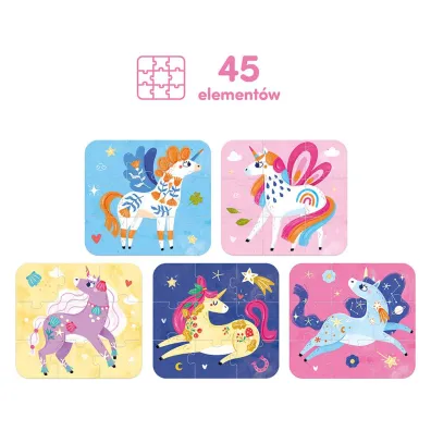 Puzzle Ba�niowe Jednoro�ce Bright Junior Media