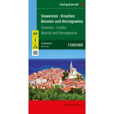 Mapa S�owenia Chorwacja Bo�nia i Hercegowina 1:500 000 FB