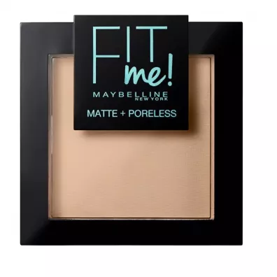 Maybelline Fit Me Matte Poreless Pressed Powder puder matuj�cy do twarzy w kompakcie 120 Classic Ivory 9 g
