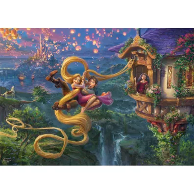 Puzzle 1000 el. PQ T.Kinkade Roszpunka zapl�tani w mi�o�ci 113367 Schmidt
