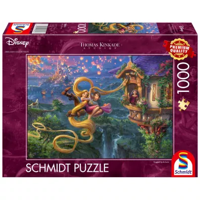 Puzzle 1000 el. PQ T.Kinkade Roszpunka zapl�tani w mi�o�ci 113367 Schmidt