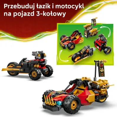 LEGO NINJAGO Wielofunkcyjne pojazdy Kaia i Cole`a 71864