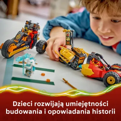 LEGO NINJAGO Wielofunkcyjne pojazdy Kaia i Cole`a 71864