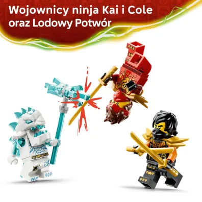 LEGO NINJAGO Wielofunkcyjne pojazdy Kaia i Cole`a 71864
