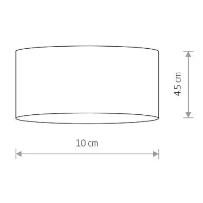 Nowodvorski Lampa Sufitowa Flea Czarny 1xGX53