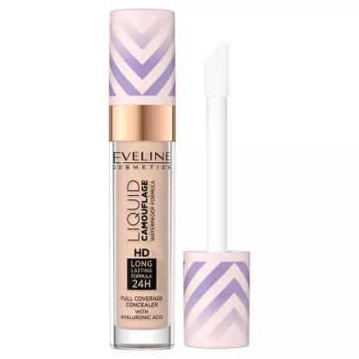 Eveline Cosmetics Liquid Camouflage HD wodoodporny korektor z kwasem hialuronowym 2,5 7.5 ml