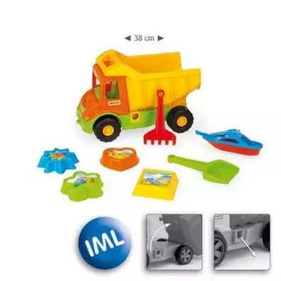 Multi Truck wywrotka z zestawem do piasku Wader