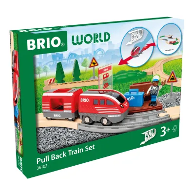 Brio Zestaw Pull Back Train Ravensburger
