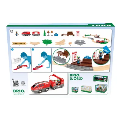 Brio Zestaw Pull Back Train Ravensburger