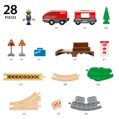 Brio Zestaw Pull Back Train Ravensburger