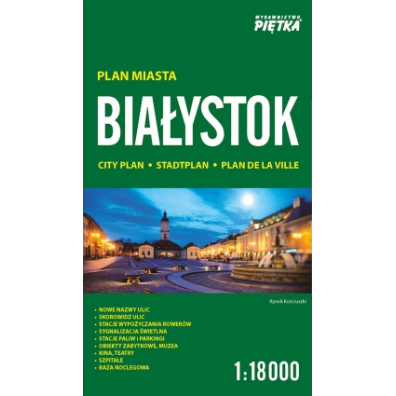 Białystok 1:18000 plan miasta PIĘTKA