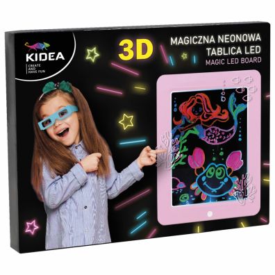 Magiczna neonowa tablica 3D led Kidea