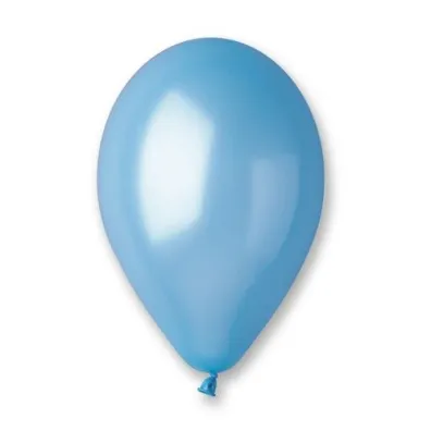 Balony metalizowane b��kitne 25cm