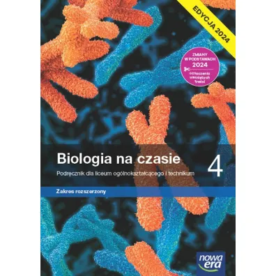 Biologia na czasie 4. Podr�cznik dla liceum og�lnokszta�c�cego i technikum. Zakres rozszerzony. Edycja 2024 - Franciszek Dubert, Marek Jurgowiak, W�adys�aw Zamachowski