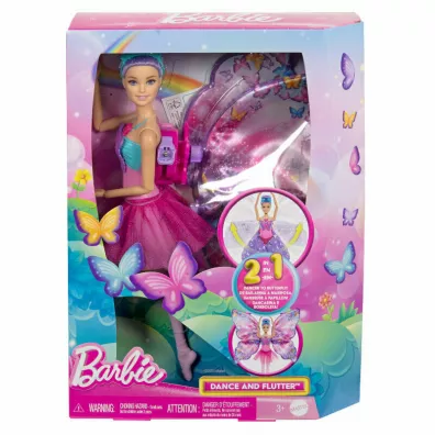 Barbie. Motylkowa baletnica Lalka 2w1 Mattel