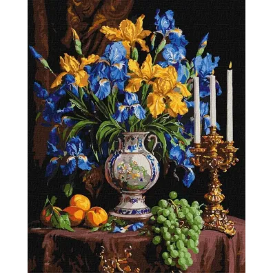 Ideyka Malowanie po numerach - Wspania�e irysy 40x50cm