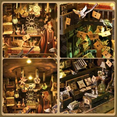 Puzzle Miniaturowy domek Book Nook Dom czar�w Habarri