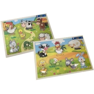 Puzzle drewno z guzikami Merkpol
