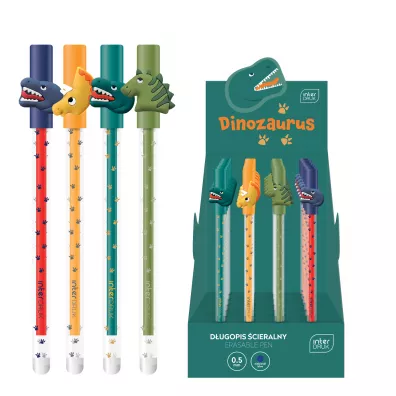 Interdruk D�ugopis �cieralny Dinozaurus niebieski 0.5 mm