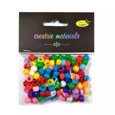 Galeria Hobby Koraliki kolorowe 6mm, 35g
