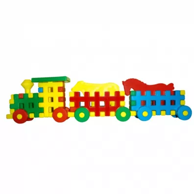 Klocki konstrukcyjne wafle Weso�a Ciuchcia CZAKO 025777
