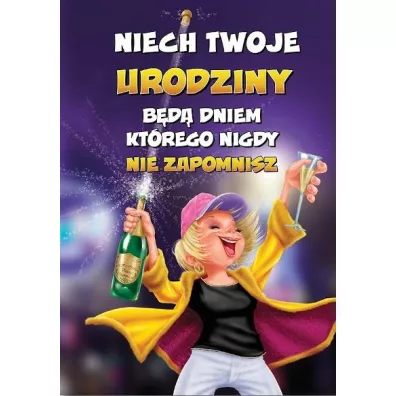 Trend Kartka okoliczno�ciowa Urodziny MF28