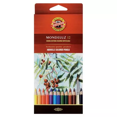 Koh-I-Noor Kredki akwarelowe Mondeluz 3716 12 szt.