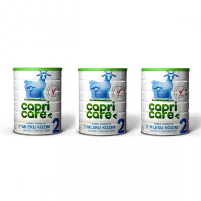 CapriCare 2 mleko nast�pne oparte na mleku kozim powy�ej 6. miesi�ca �ycia Zestaw 3 x 400 g